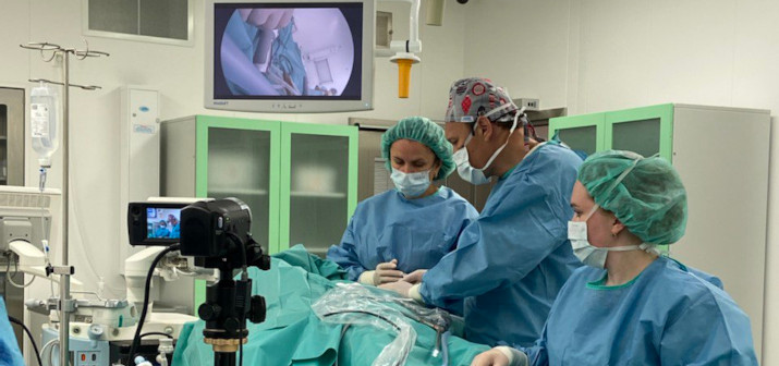 Трансляция эндоскопической операции для учебного центра Karl Storz